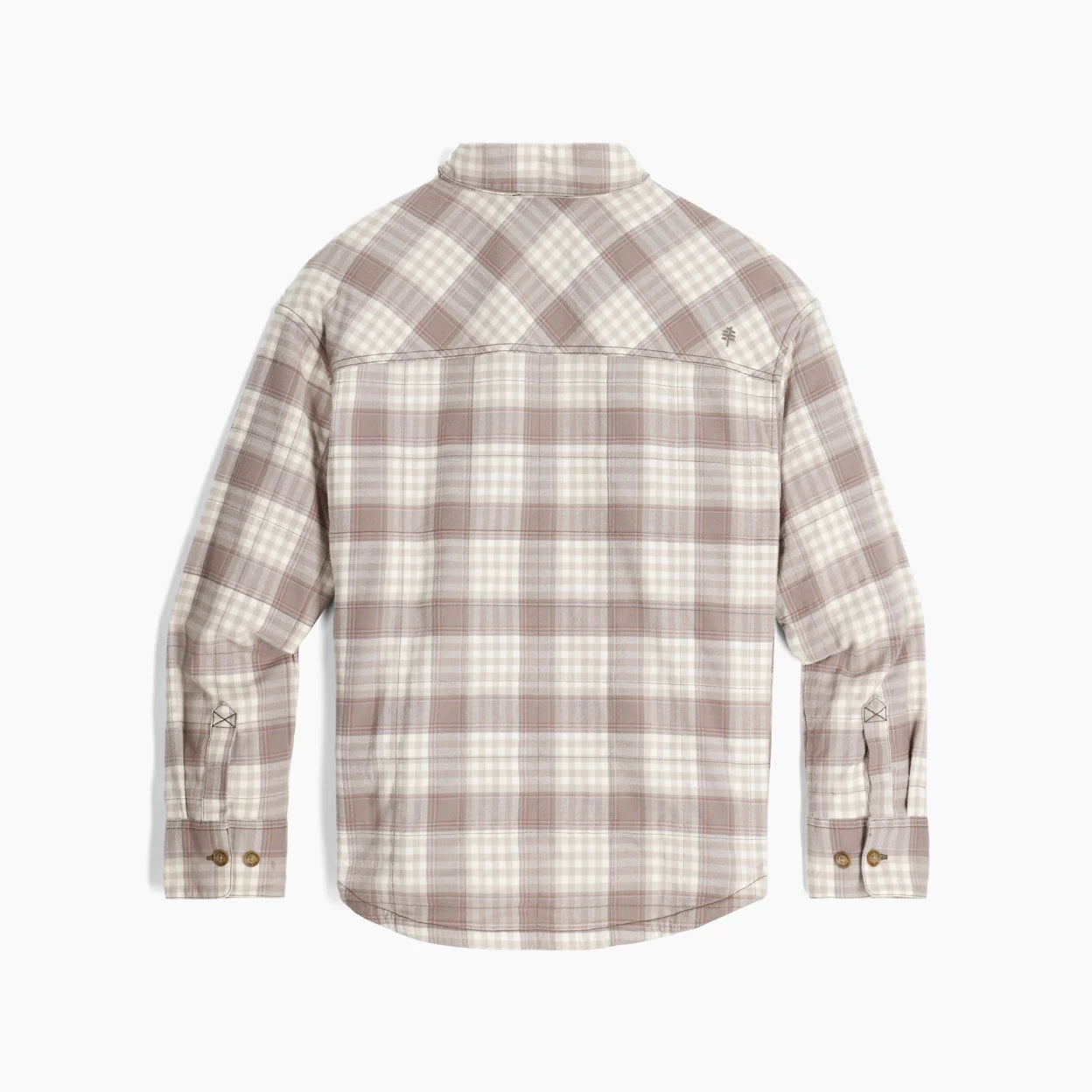 Royal Robbins W Vista Shacket en flanelle, motif carreaux Antilope Craie