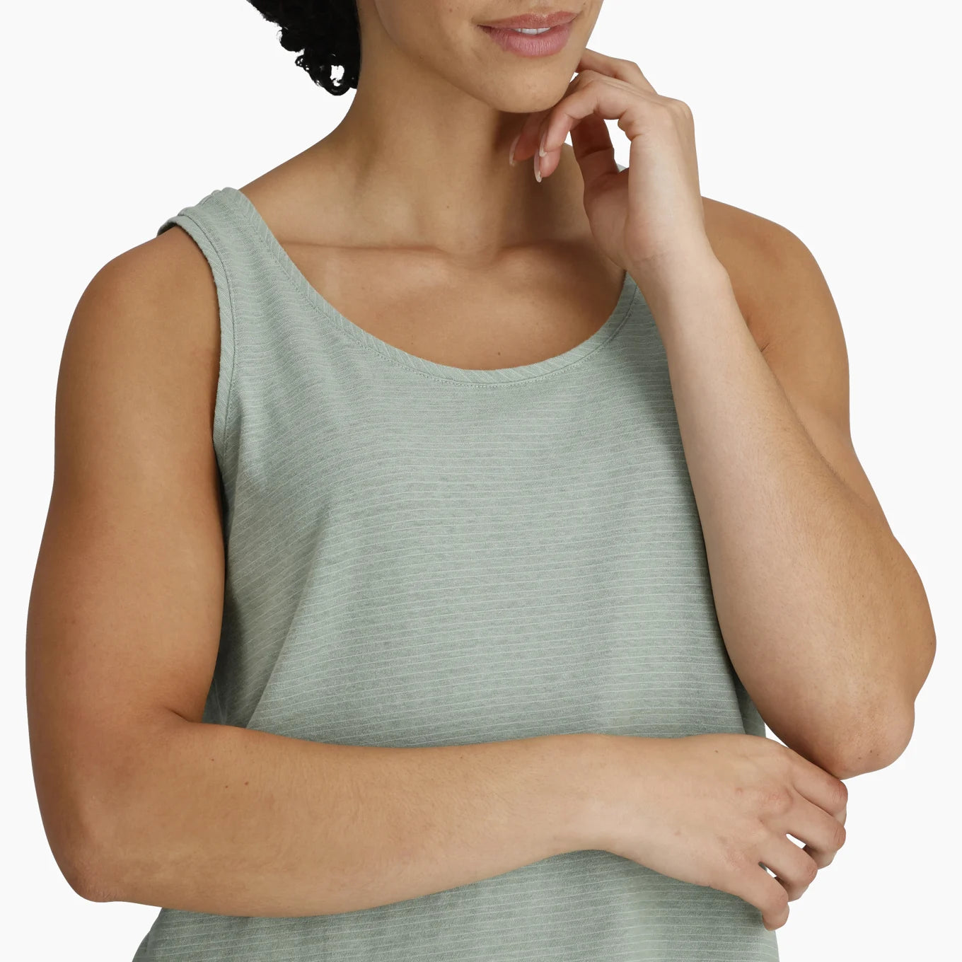 Royal Robbins W Vacationer Boxy Tank SAGE LEAF STR