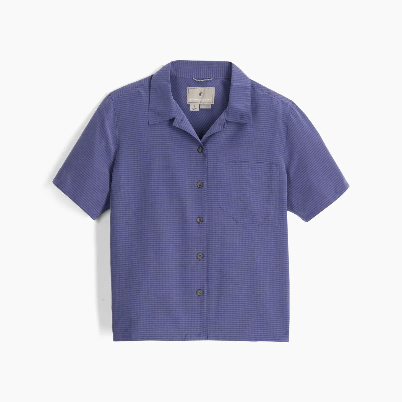 Royal Robbins W SS Desert Pucker Shirt FUTURE DUSK