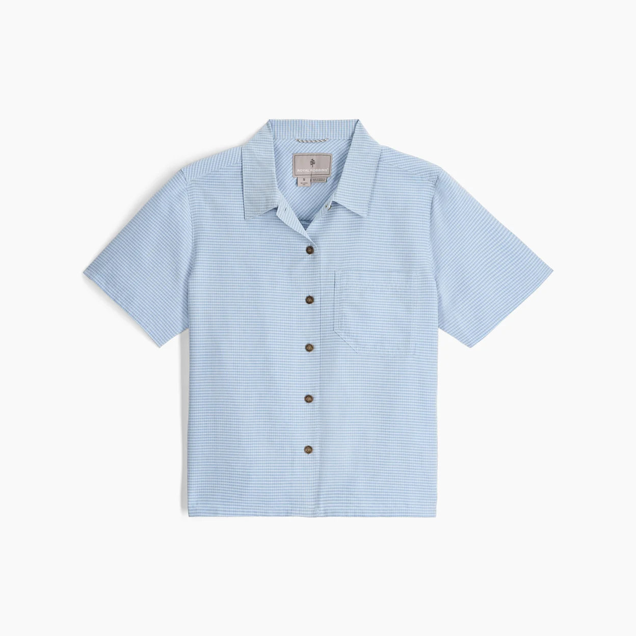 Royal Robbins W SS Desert Pucker Shirt SKYWAY