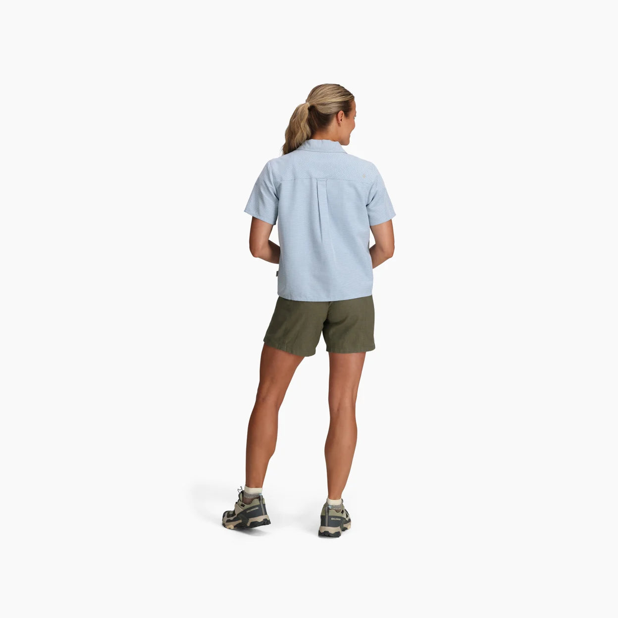 Royal Robbins W SS Desert Pucker Shirt SKYWAY