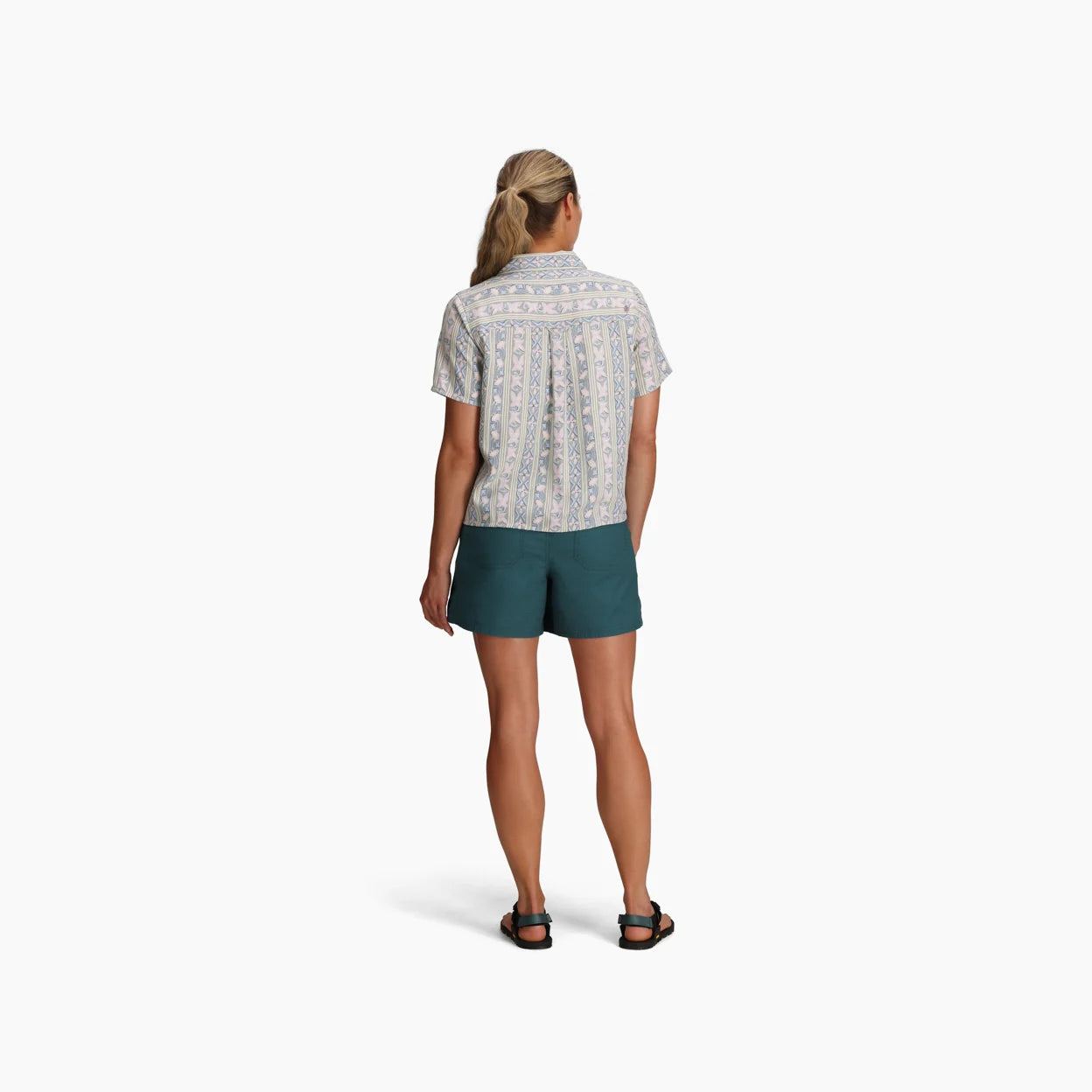 Royal Robbins W SS Camino Pucker SKYWAY RAY PRINT
