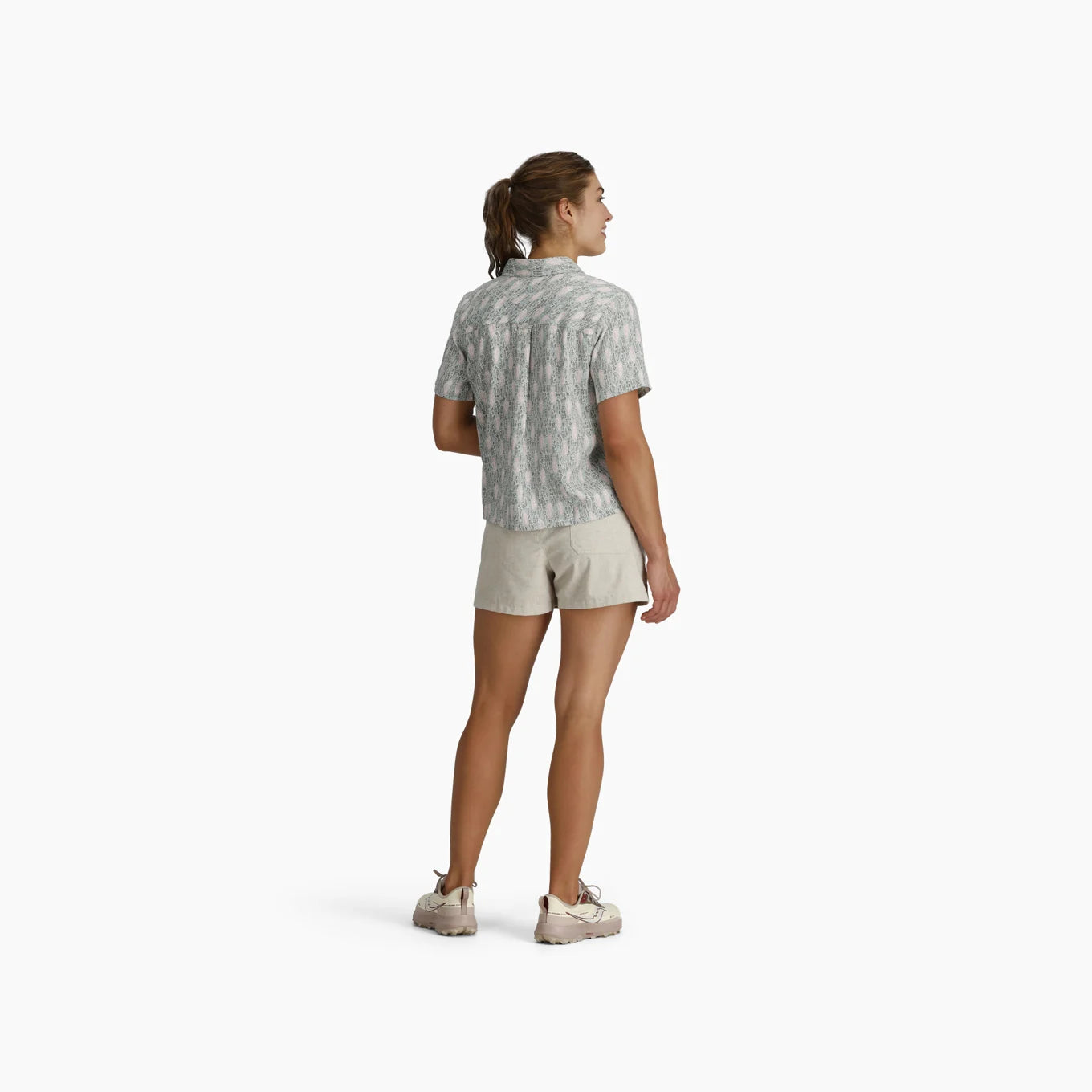 Royal Robbins W SS Camino Pucker SAGE LEAF FISH