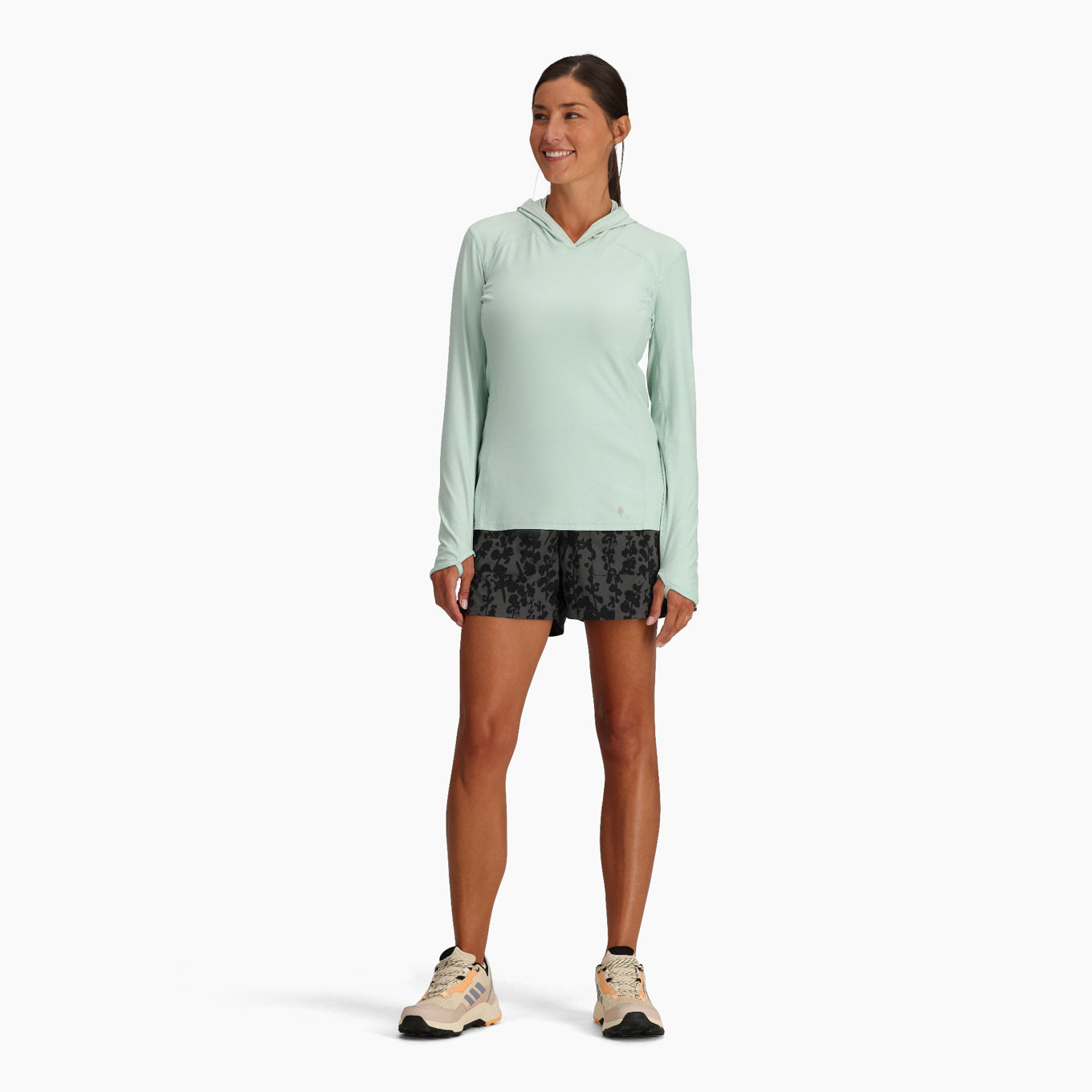 Royal Robbins W Amp Lite Hoodie SURF SPRAY