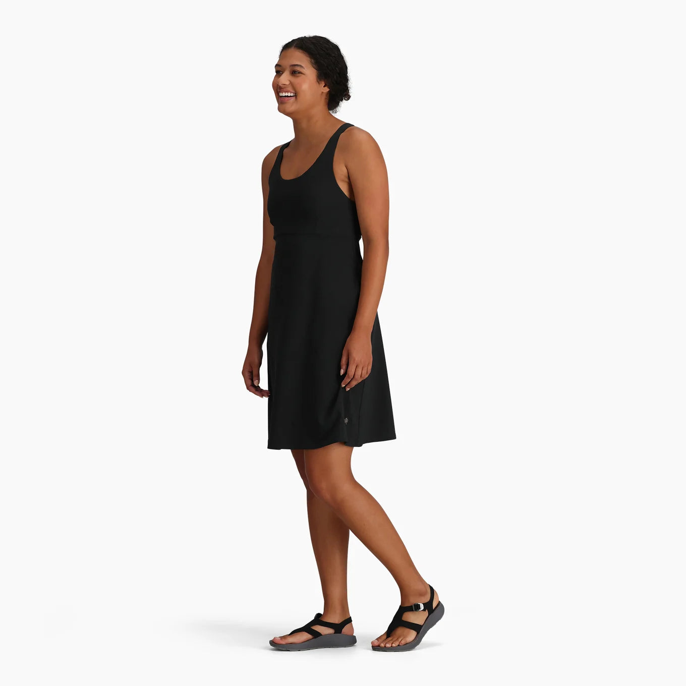 Royal Robbins W Spotless Evolution Tank Dress JET BLACK