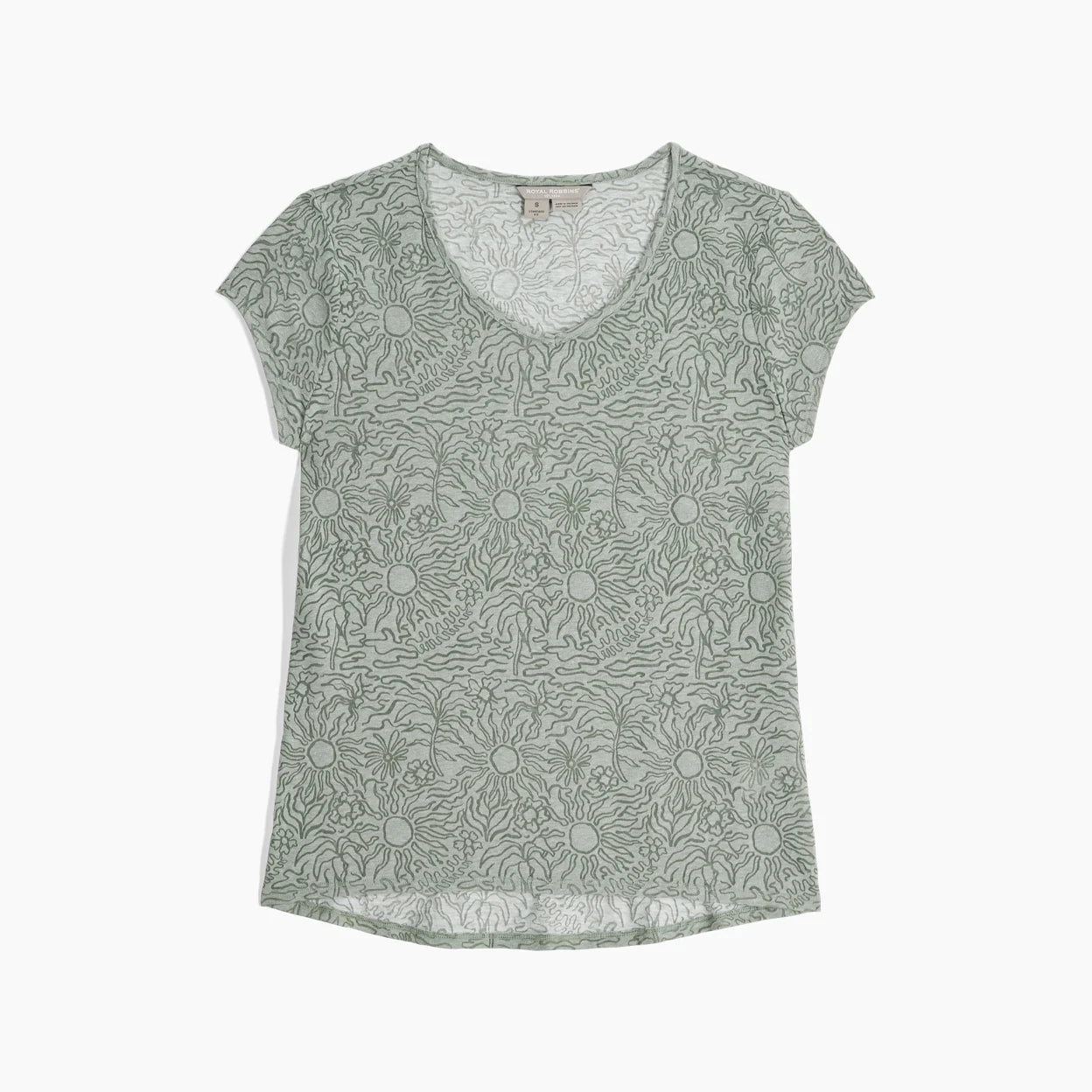 Royal Robbins W Featherweight Tee SAGE LEAF SUNBURST
