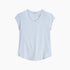 Royal Robbins W SS Vacationer V-Neck Tee SKYWAY STRIPE