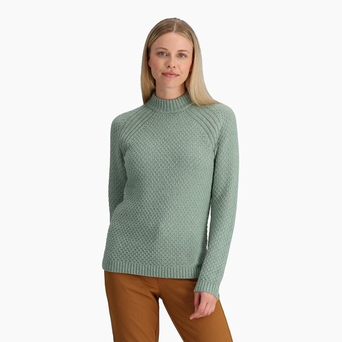 Royal Robbins W Westlands Mock Neck SAGE