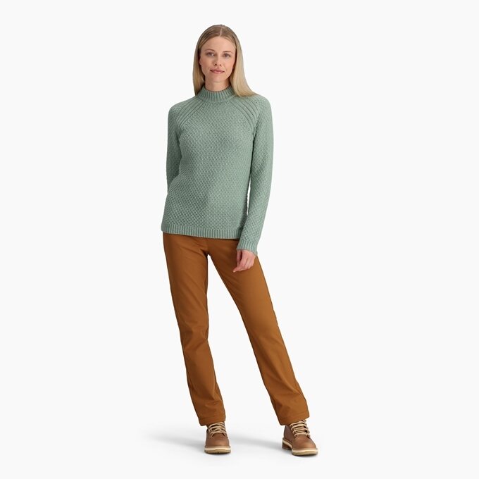 Royal Robbins W Westlands Mock Neck SAGE