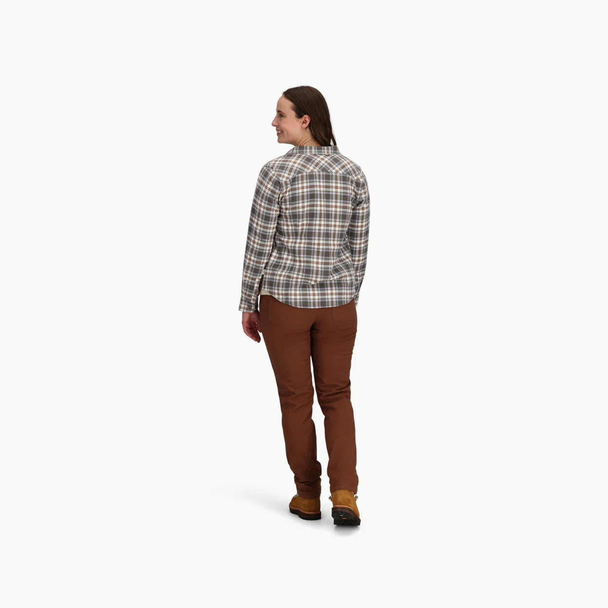Royal Robbins W LS Lieback Flannel EVERGLADE BODEGA BAY PLAID