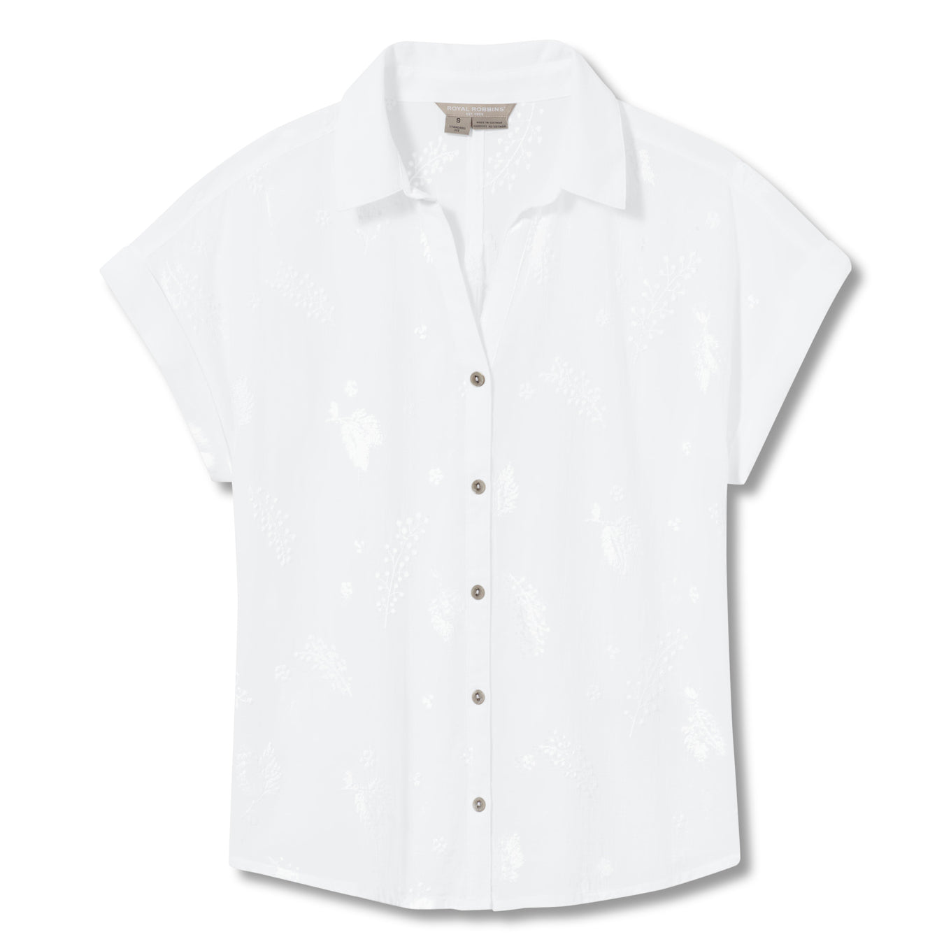Royal Robbins W SS Oasis Top WHITE