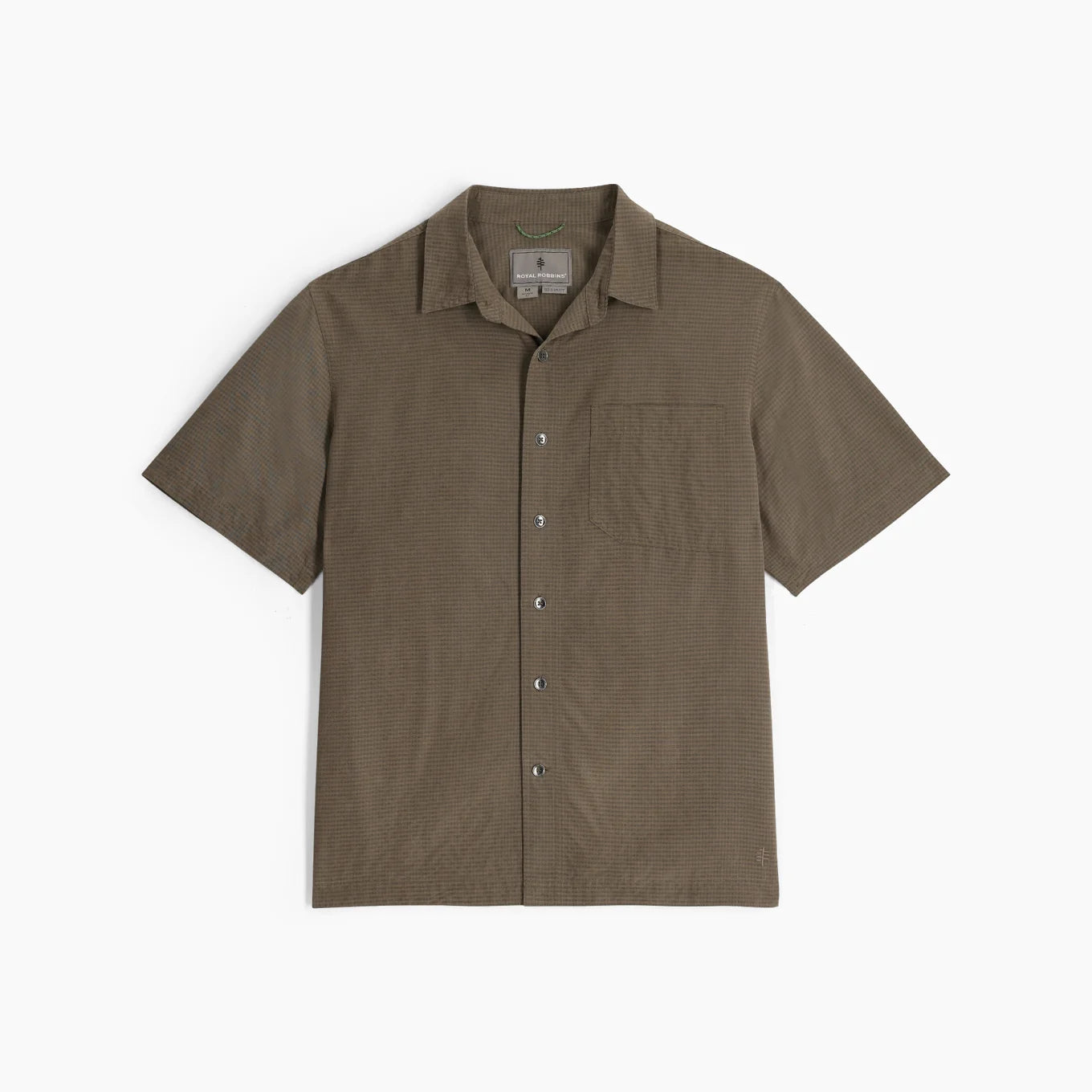 Royal Robbins M SS Desert Pucker Dry EVERGLADE