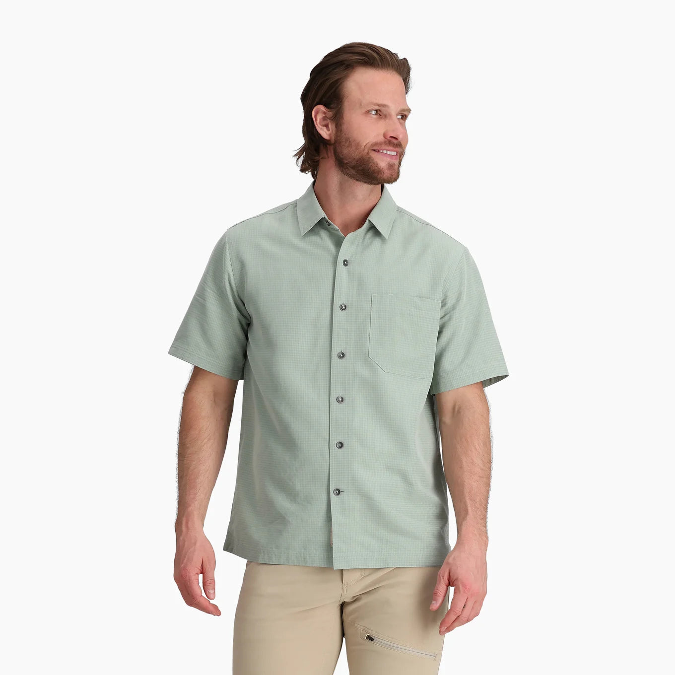 Royal Robbins M SS Desert Pucker Dry SAGE LEAF