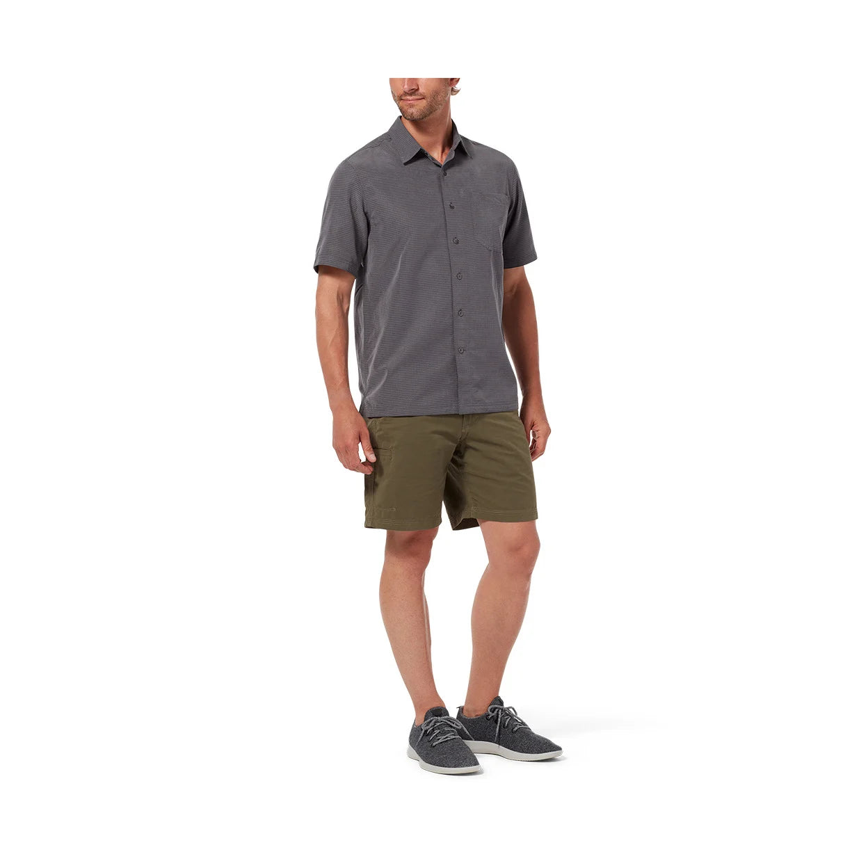 Royal Robbins M SS Desert Pucker ASPHALT