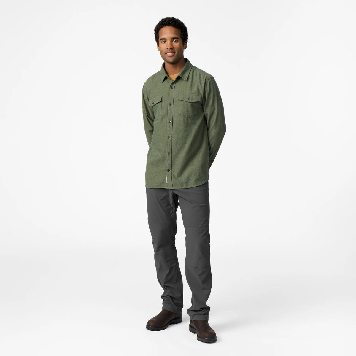 Royal Robbins M LS Bristol Organic Cotton Twill FIDDLEHEAD