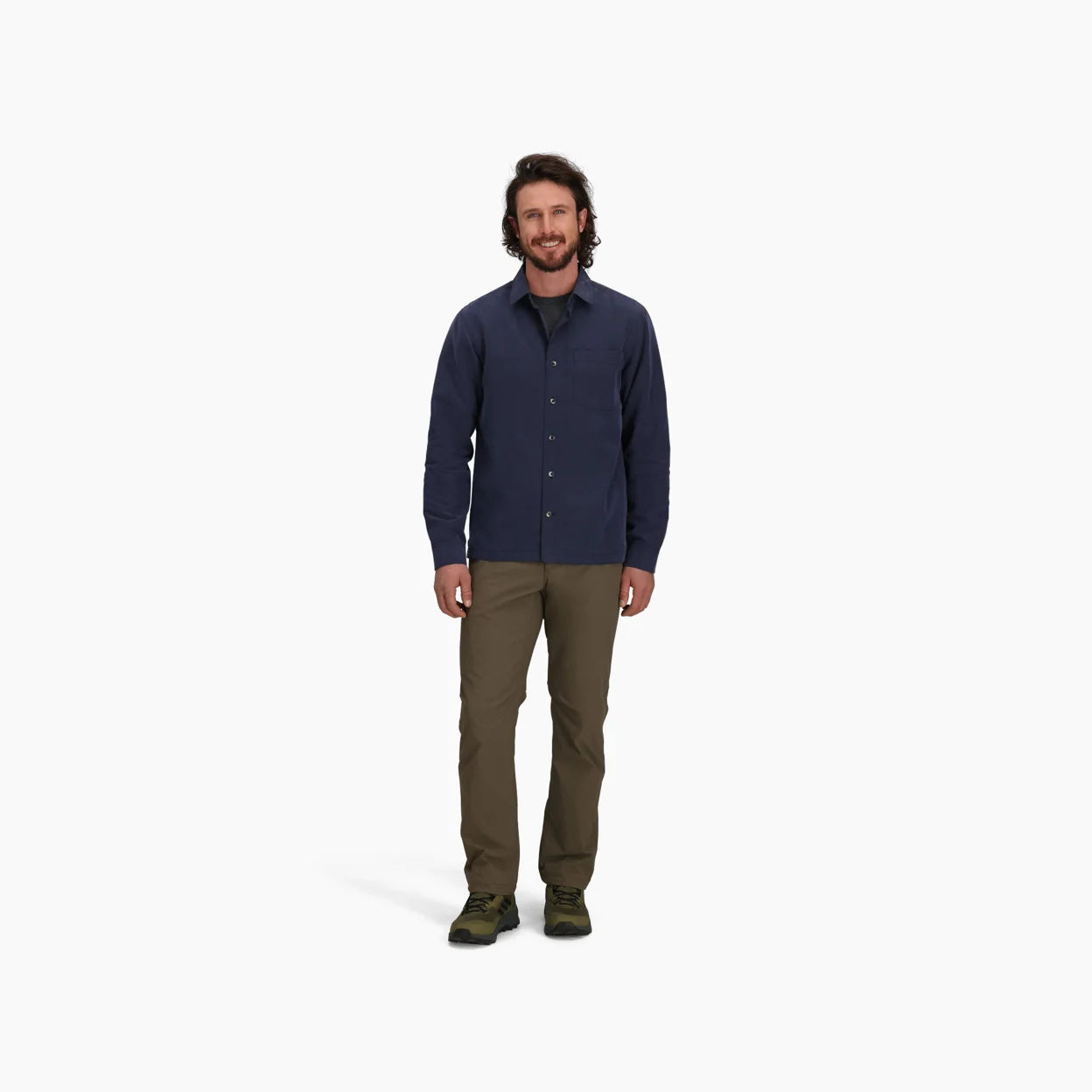 Royal Robbins M LS Desert Pucker Dry NAVAL