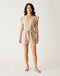 Carve Designs W Remi Romper LT KHAKI STRIPE