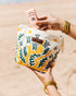 Sand Cloud Swimming Turtles Zippered Pouch NATURAL