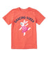 Life is Good Kids SS Crusher Tee Dancing Bunny MANGO ORANGE