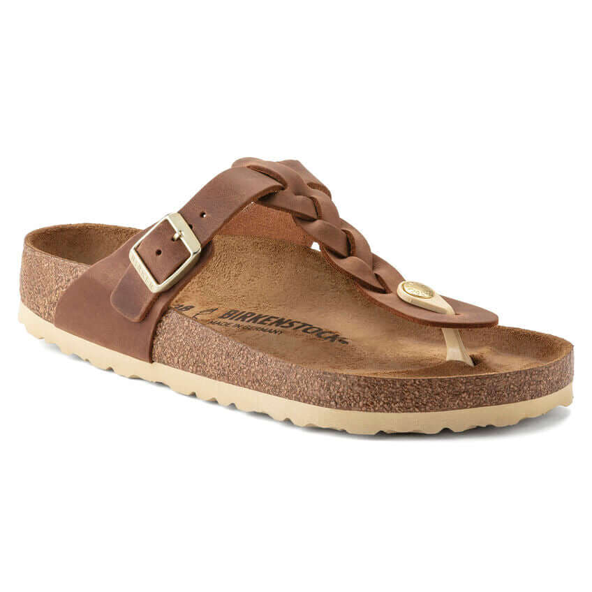 Birkenstock W Gizeh Braided COGNAC - REGULAR