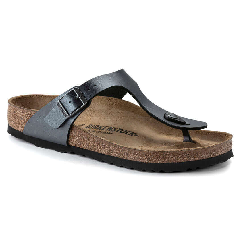 Birkenstock W Gizeh BS METALLIC BLACK - REGULAR