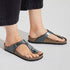 Birkenstock W Gizeh BS METALLIC BLACK - REGULAR