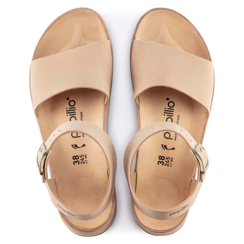 Birkenstock W Papillio Glenda Nubuck SANDCASTLE - NARROW