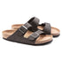 Birkenstock M Arizona Vegan DESERT DUST BLACK - REGULAR