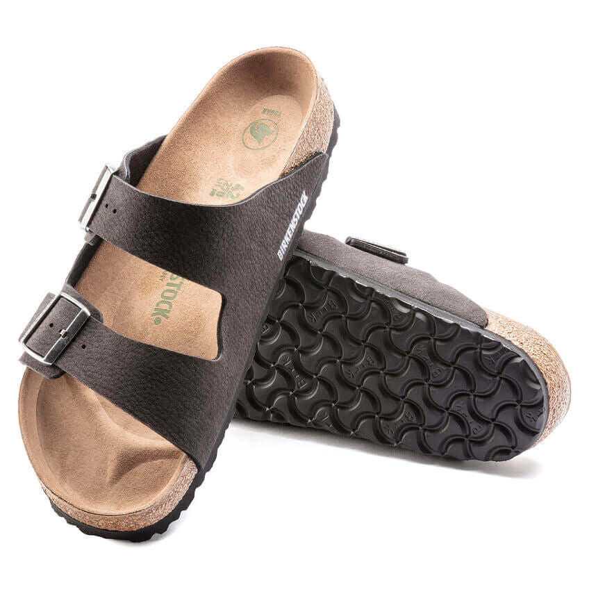 Birkenstock M Arizona Vegan DESERT DUST BLACK - REGULAR