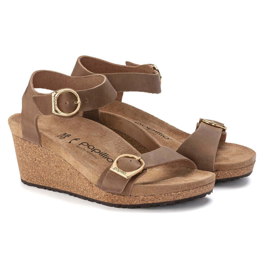 Birkenstock W Papillio Soley Ring Buckle COGNAC - NARROW