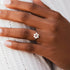 Pura Vida Bitty Pearl Flower Ring SILVER