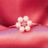 Pura Vida Bitty Pearl Flower Ring SILVER