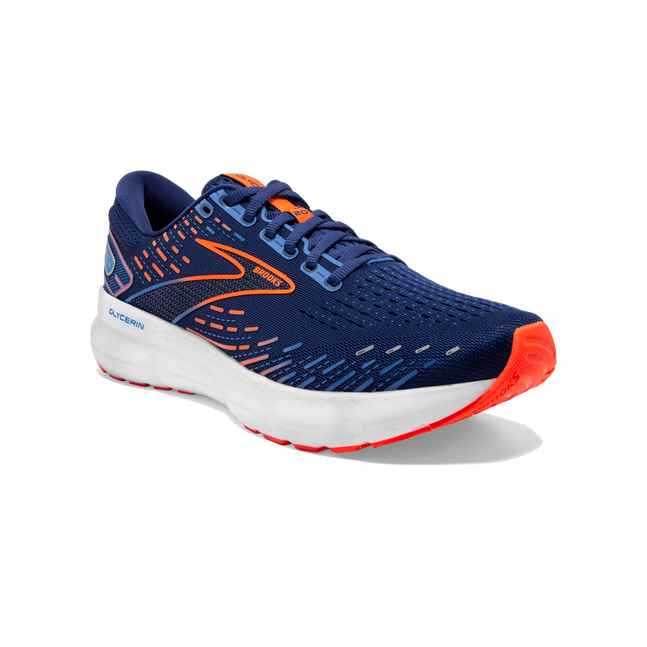 Brooks M Glycerin 20 BLUE DEPTHS / PALACE BLUE / ORANGE