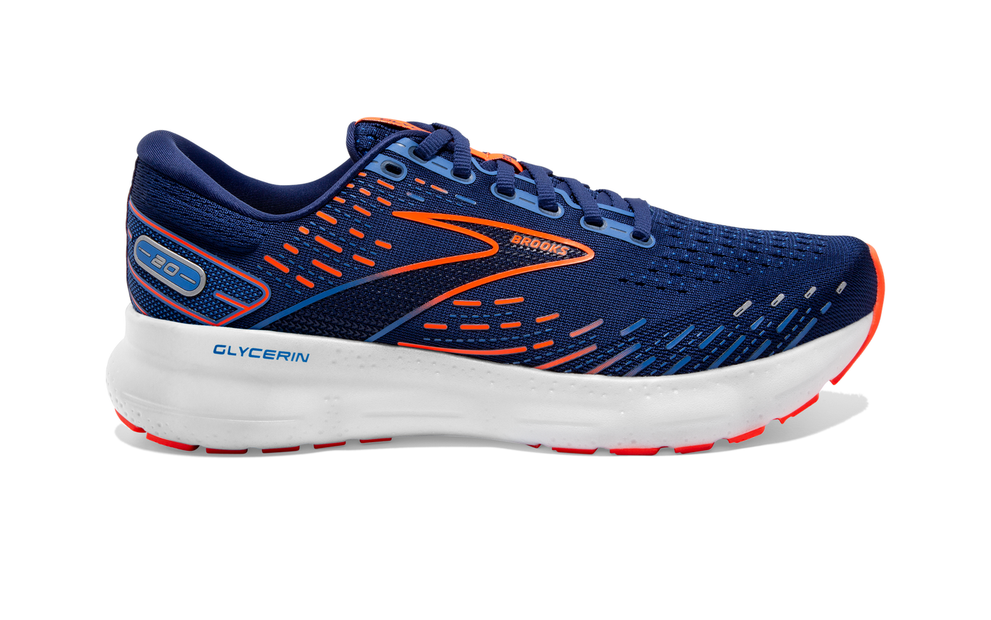 Brooks M Glycerin 20 BLUE DEPTHS / PALACE BLUE / ORANGE