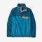 Patagonia W LW Synch Snap-T Pullover ANACAPA BLUE