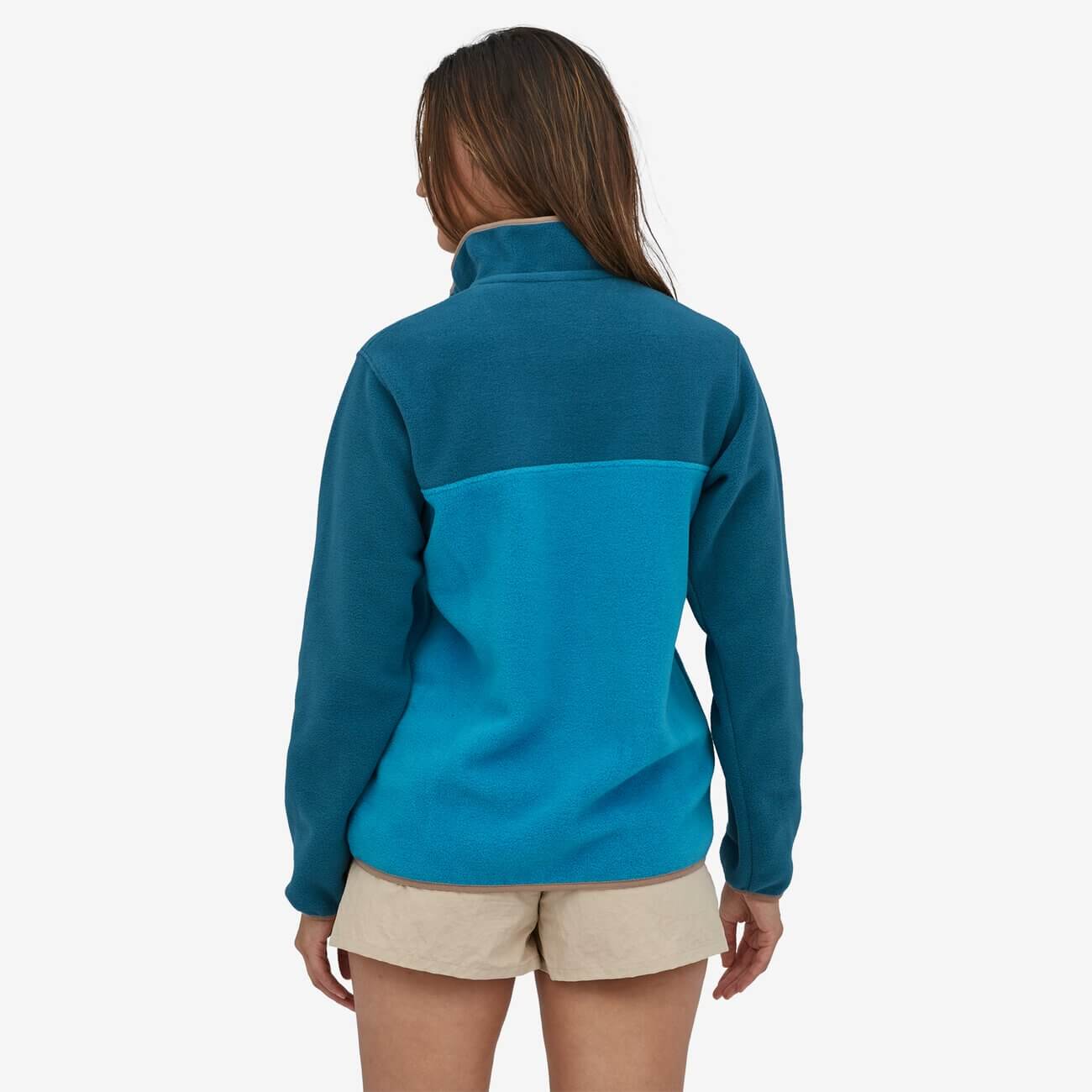 Patagonia W LW Synch Snap-T Pullover ANACAPA BLUE