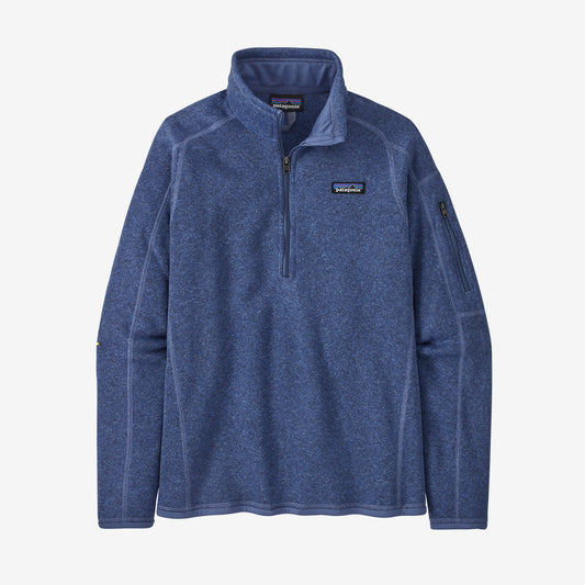 Patagonia W Better Sweater 1/4 Zip CURRENT BLUE