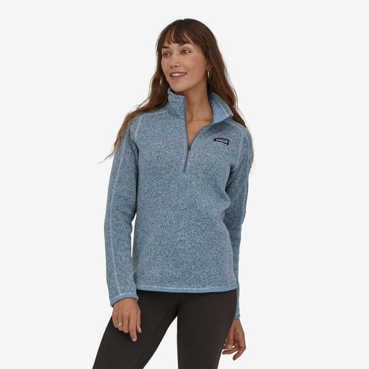 Patagonia W Better Sweater 1/4 Zip STEAM BLUE