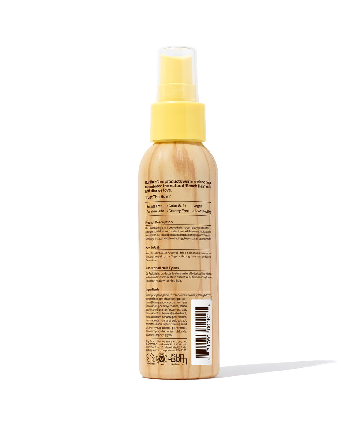 Sun Bum Revitalizing 3 in 1 Leave in Conditioner