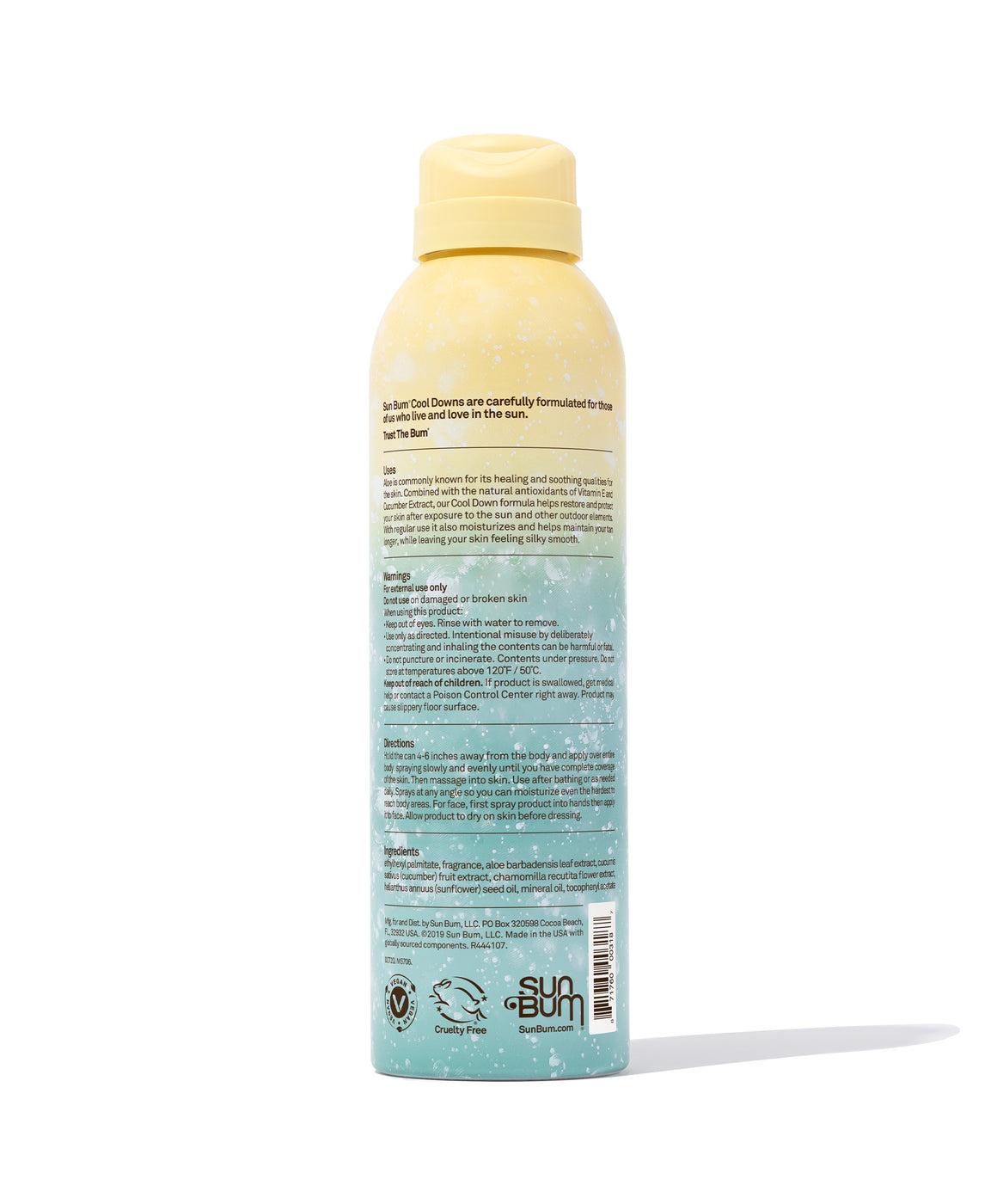 Sun Bum Cool Down Aloe Spray 6 oz