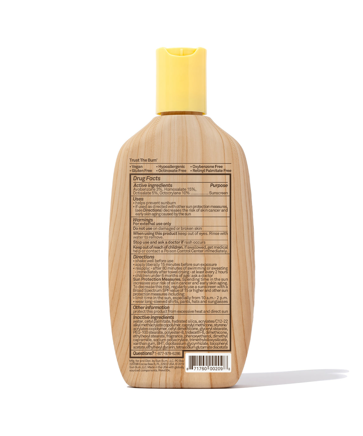 Sun Bum SPF 70 Sunscreen Lotion 8 oz