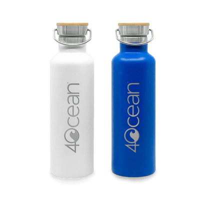 4Ocean Water Bottle WHITE