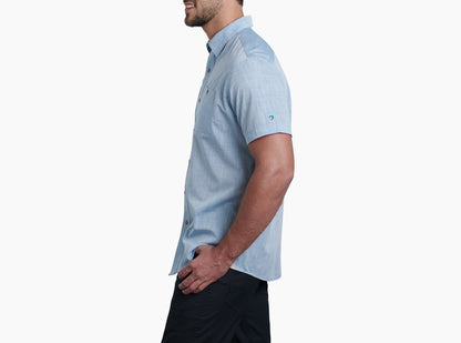 KUHL M SS Karib Stripe HORIZON BLUE