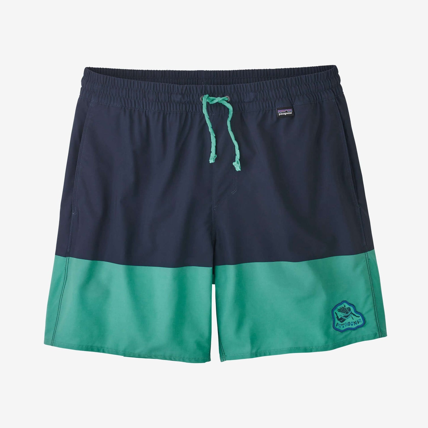 Patagonia M Hydropeak Volley Short DEFEND OCEANS:TIDEPOOL BLUE