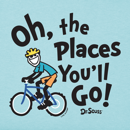Life is Good Kids SS Crusher Tee Oh The Places Van BEACH BLUE