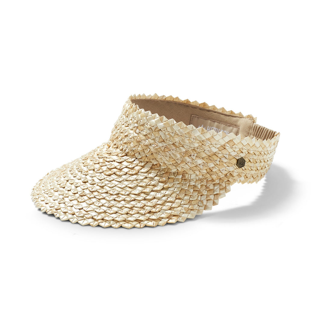 Hemlock Hat Co Capri Visor BLONDE