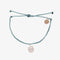 Pura Vida Rose Gold Mother of Pearl Monstera Bracelet SMOKE