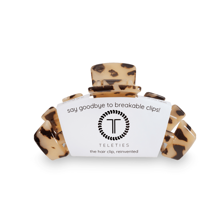 Teleties Medium Classic Hair Clip BLONDE TORTOISE