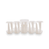 Teleties Large Classic Hair Clip COCONUT WHITE