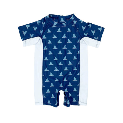 Feather 4 Arrow K SS Fin Surf Suit NAVY